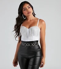 Rings Of Glam Rhinestone Belt