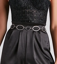 Trendsetting Moves Rhinestone Chain Belt