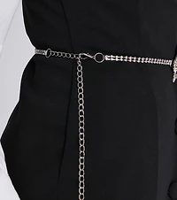 Chain Attraction Rhinestone Belt
