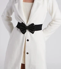 Glam Perfection Rhinestone Bow Belt