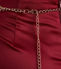 Statement Maker Layered Chain Belt