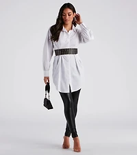 Stylish Shimmer Gemstone Belt