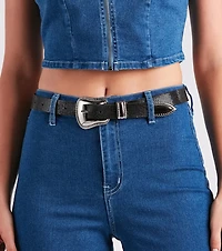 Trendy Western Glam Rhinestone Belt