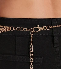 Butterfly Baby Layered Chain Belt