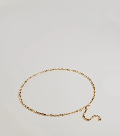 Stylishly Sleek Chain-Link Belt