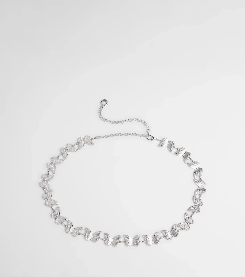 Spread Your Wings Butterfly Chain Belt