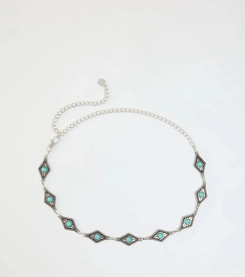 Southern Wind Statement Concho Chain Belt