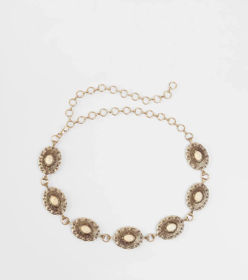 Southern Wind Statement Concho Chain Belt