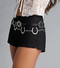 Main Attraction Cross Metal Belt