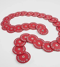Western Attitude Studded Medallion Belt
