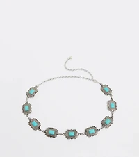 Western Winds Stone Concho Chain Belt
