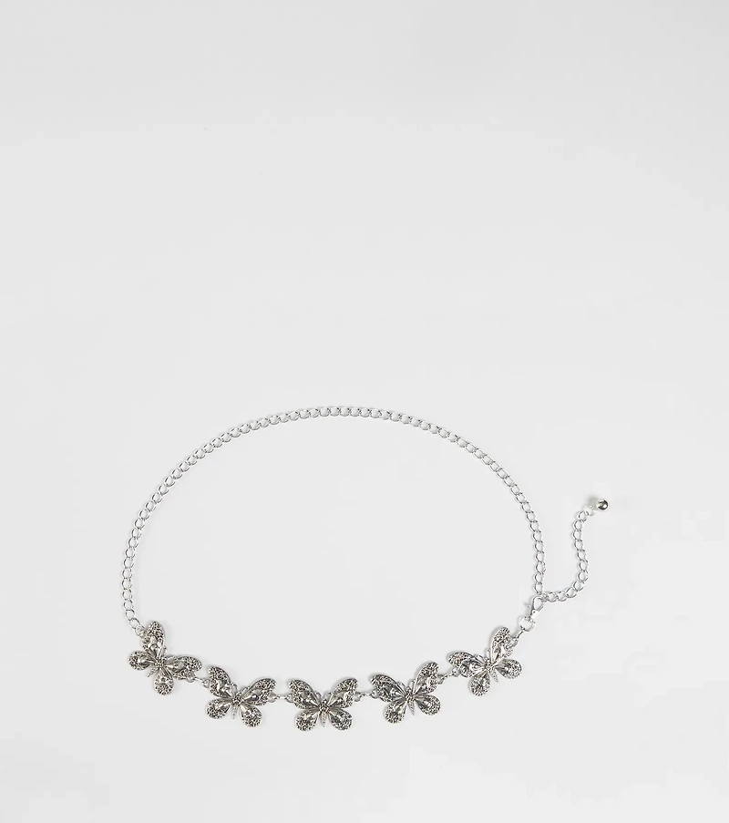 Trendy Aura Butterfly Chain Belt