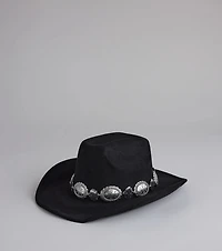 Western Chic Faux Suede Cowboy Hat