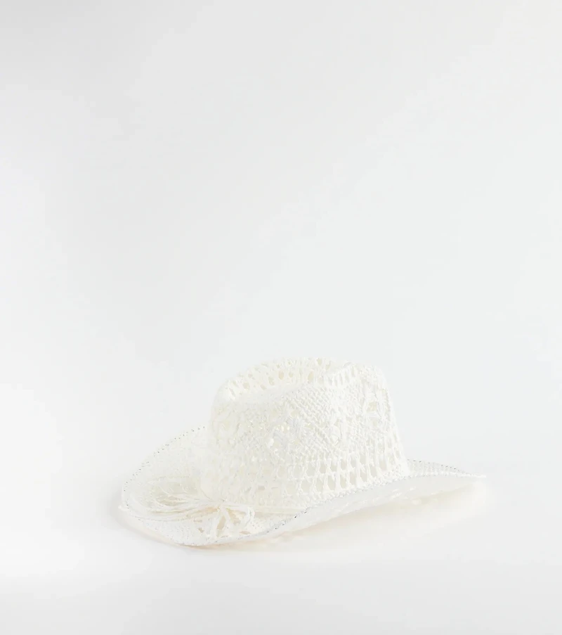 Giddy Up Girlie Straw Cowboy Hat