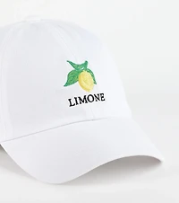 Limone Embroidered Baseball Cap