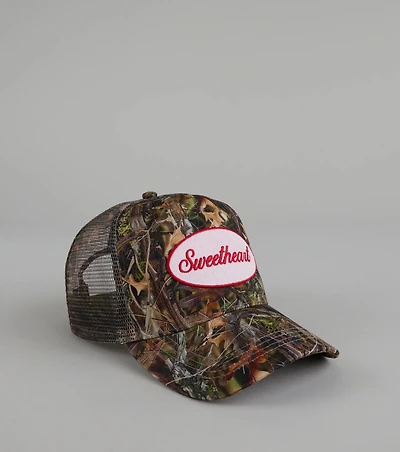 Sweetheart Camouflage Trucker Hat