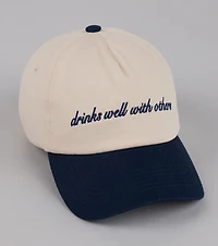 Drinks Well With Others Baseball Cap