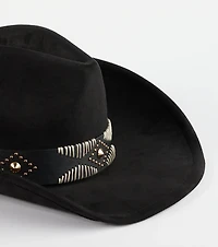 Western Adventure Faux Suede Cowboy Hat