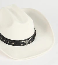 Rodeo Ready Faux Suede Cowboy Hat