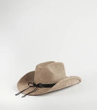 Country Babe Faux Suede Cowboy Hat