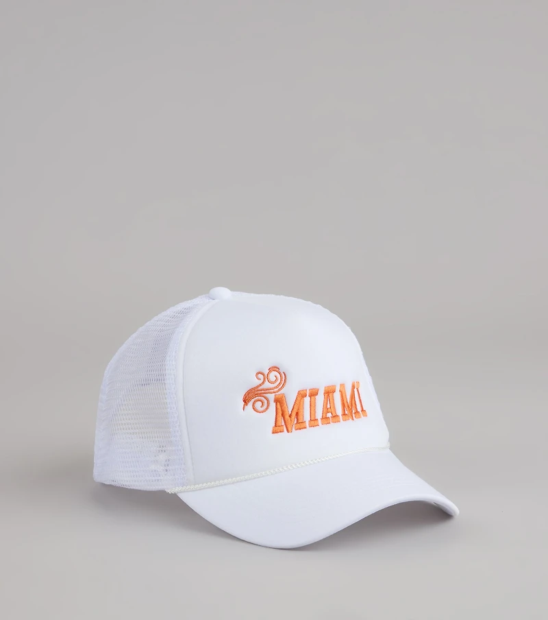 U Know the Vibes Miami Trucker Hat