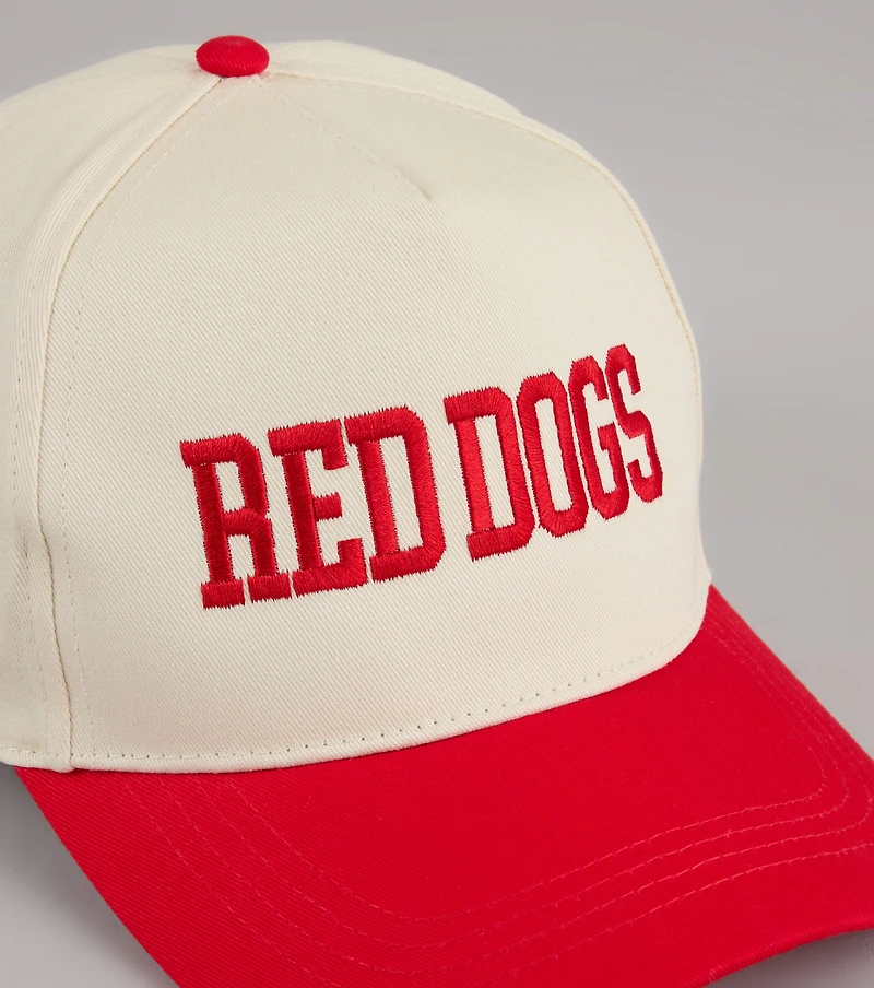 Red Dogs Two-Tone Baseball Cap