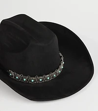 Western Babe Faux Suede Cowboy Hat