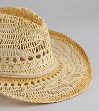 Beachy Babe Straw Cowboy Hat