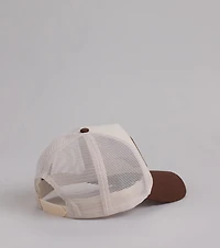 Cowboy Patch Snap Back Trucker Hat