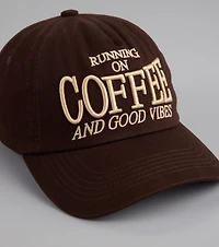 Running On Coffee Baseball Cap