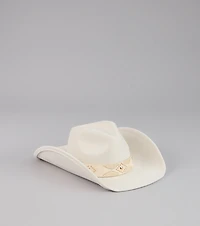 Western Adventure Faux Suede Cowboy Hat