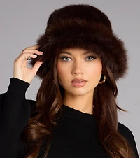Winter Crush Faux Fur Bucket Hat
