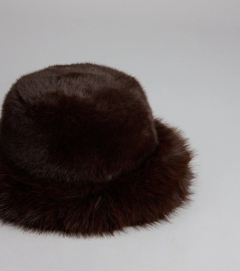 Winter Crush Faux Fur Bucket Hat