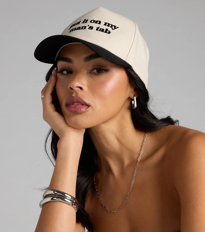 Put It On My Man's Tab Snap Back Cap