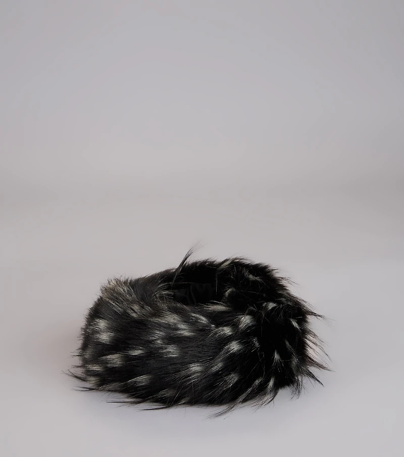 Frosted Luxe Faux Fur Headband