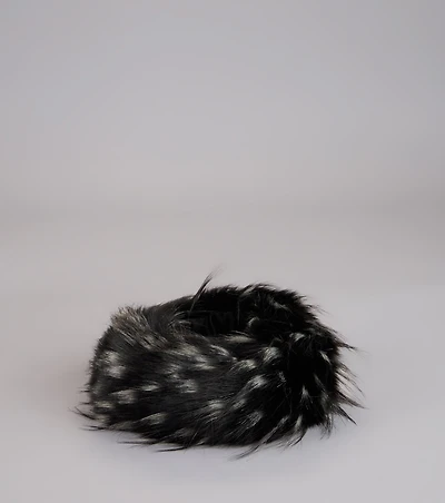 Frosted Luxe Faux Fur Headband