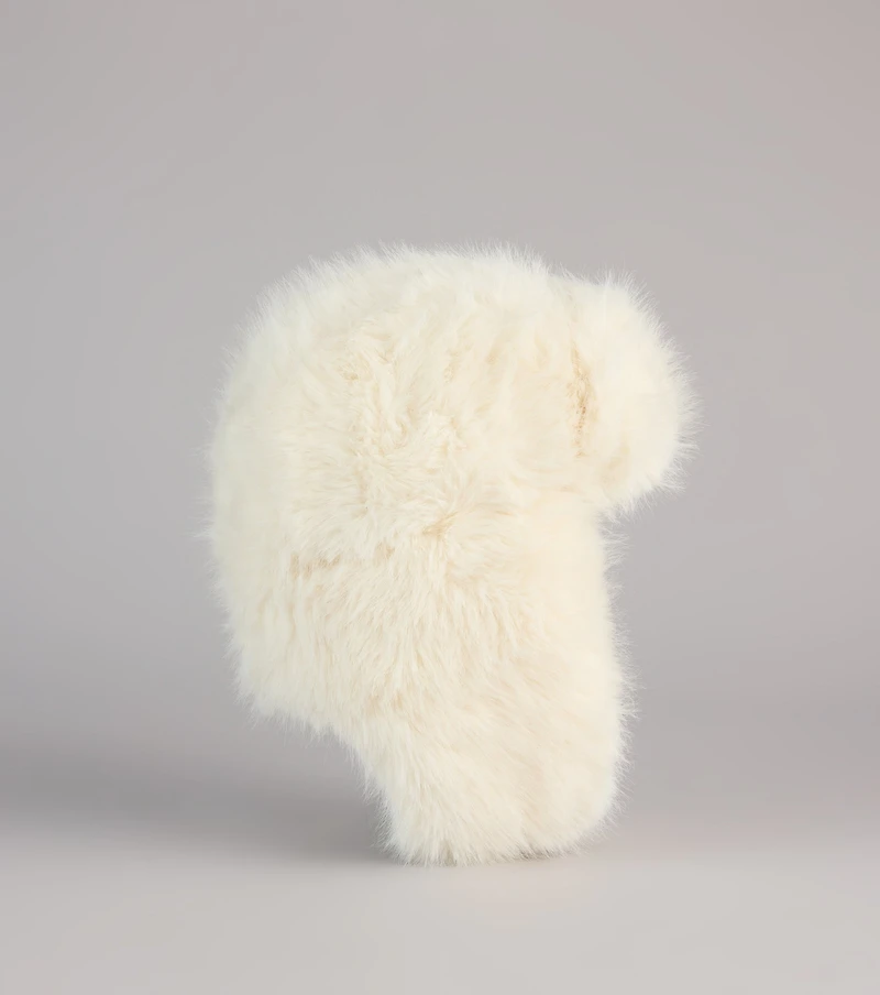 Cold Girl Era Faux Fur Trapper Hat