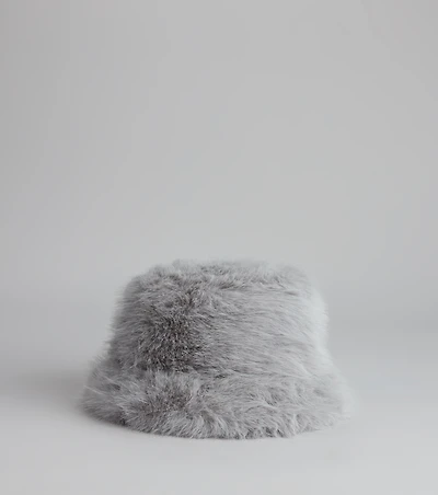 Fuzzy Feelings Faux Fur Bucket Hat