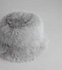 Fuzzy Feelings Faux Fur Bucket Hat