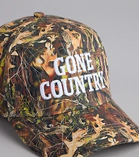 Gone Country Camo Baseball Cap