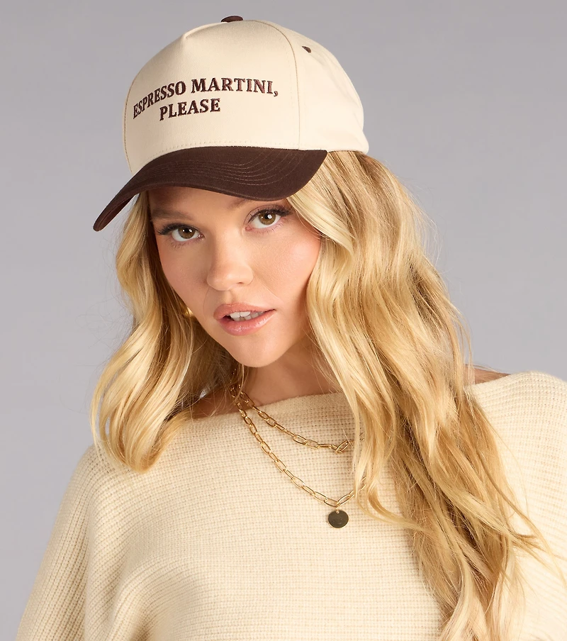 Espresso Martini Please Baseball Cap
