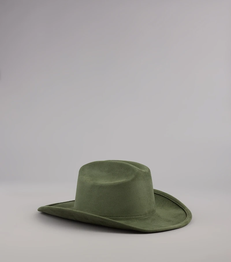 Western Sun Micro Suede Cowboy Hat