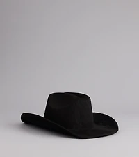 Western Blooms Embroidered Rose Cowboy Hat