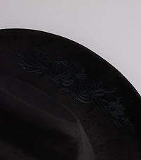Western Blooms Embroidered Rose Cowboy Hat