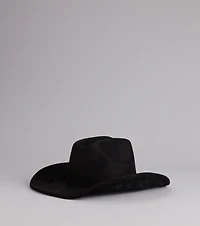 Western Blooms Embroidered Rose Cowboy Hat