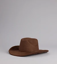 Western Blooms Embroidered Rose Cowboy Hat