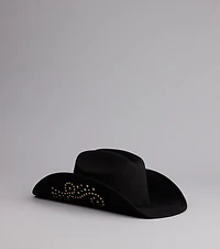 Starry Nights Suede Cowboy Hat