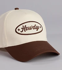 Howdy Two-Tone Baseball Cap