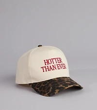 Hotter Than Ever Leopard Baseball Cap