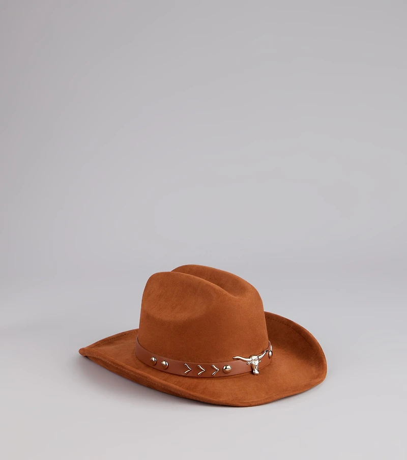 Rodeo Ready Longhorn Detail Cowboy Hat